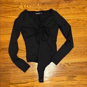Abercrombie Tie Front Bodysuit